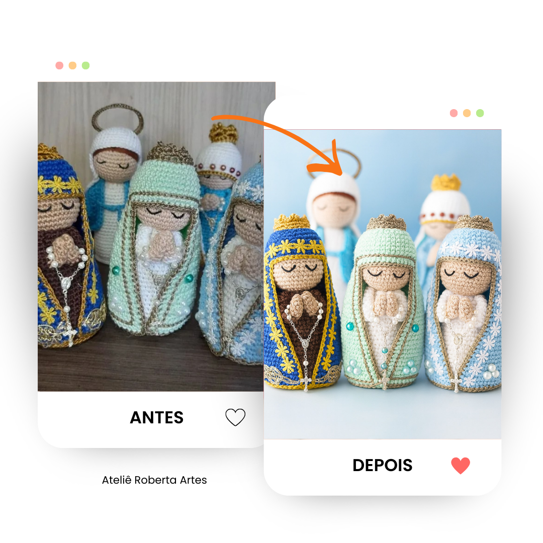 Antes e depois - Ateli&ecirc; Roberta Artes
